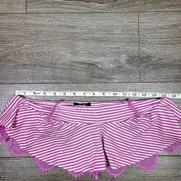 Joe's Jeans Purple Orchid Stripe Popover Lace Bralette XS - Picture 14 of 16